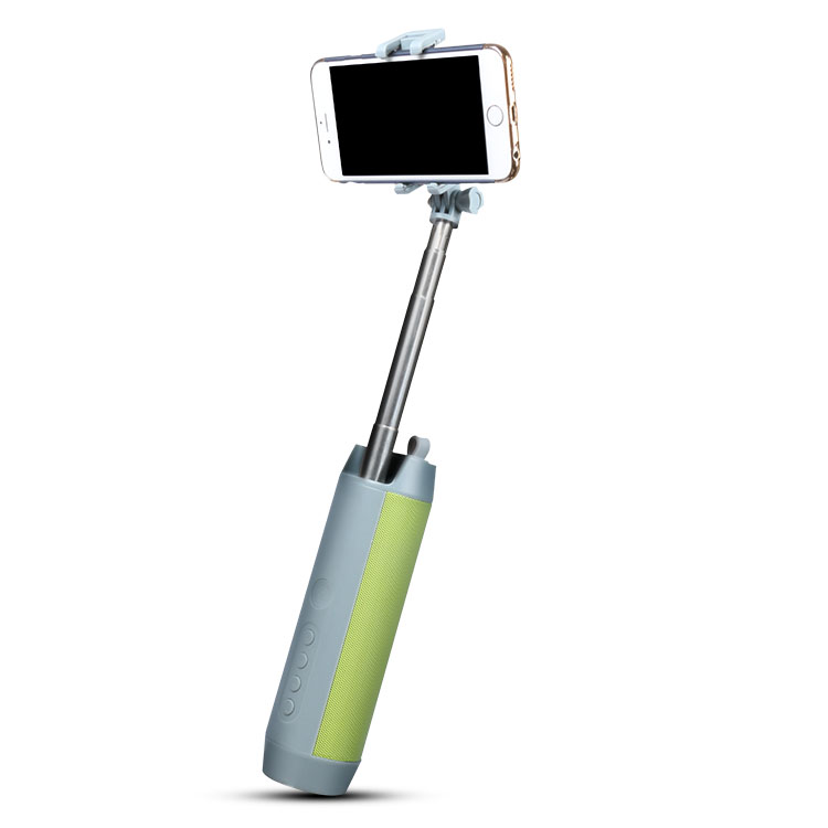 Xech Wireless Speaker with Selfie Stick and Power Bank